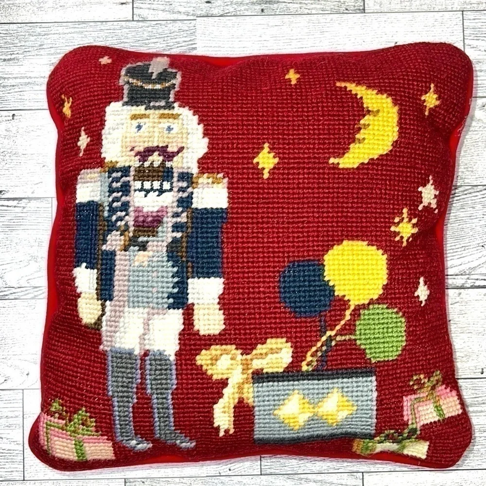 Vintage needlepoint christmas